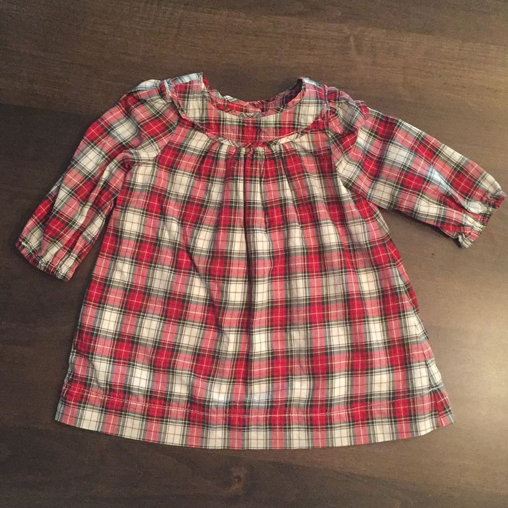 Baby Gap Plaid Top, Size 3-6 Months